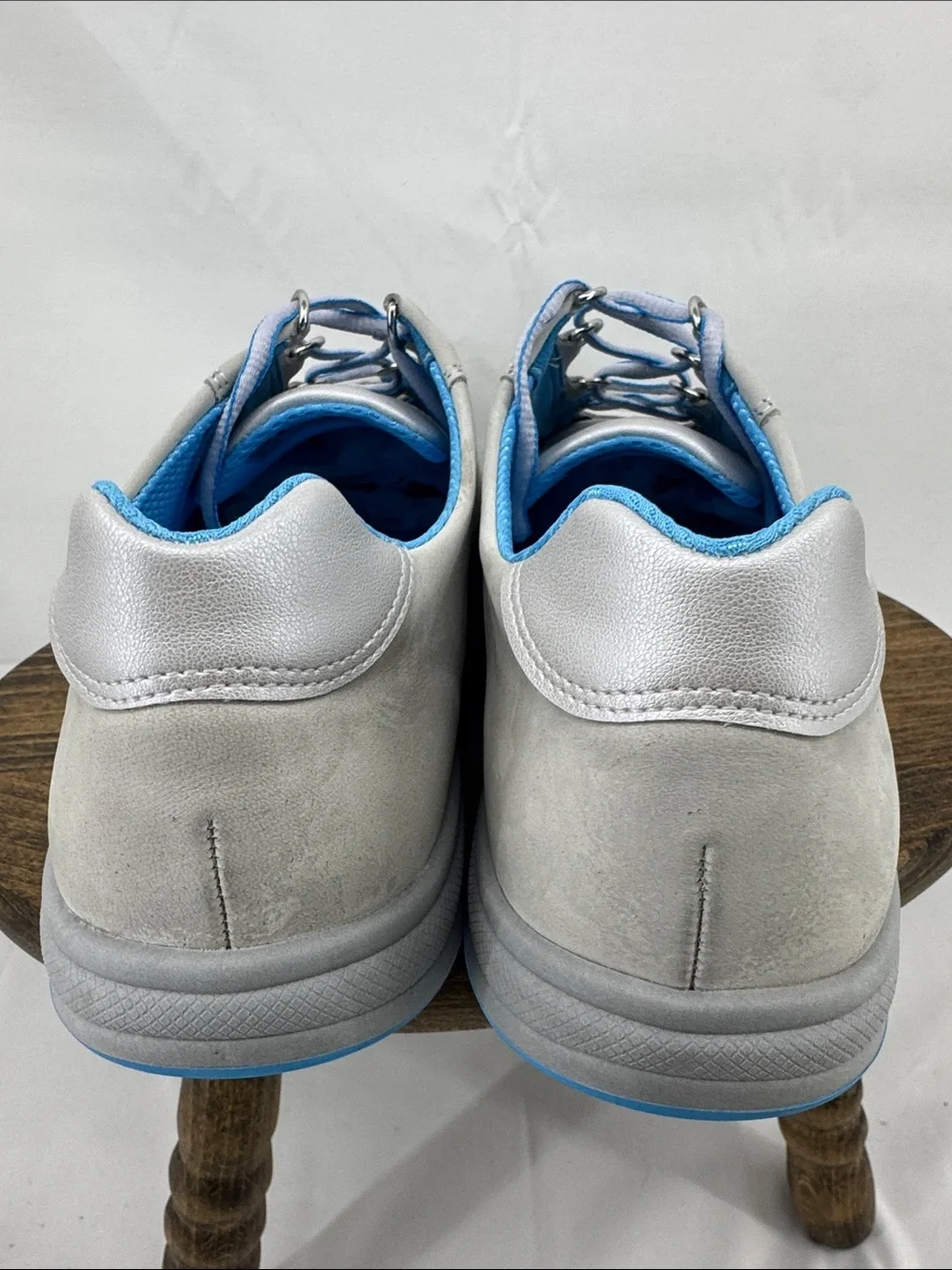 SAS Womens Sporty Walking Shoes in Gray w/ Blue, sz 12 W